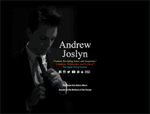 Tablet Screenshot of andrewjoslynmusic.com